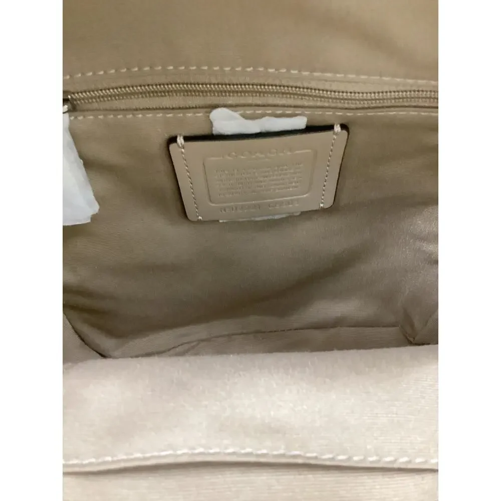 NWT Coach Backpack Women’s One Size Mini Court Backpack Leather Pale Lime Green